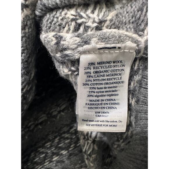 Faherty Highland Fair Isle Sweater Women's Gray Multi, size XL - Picture 4 of 7